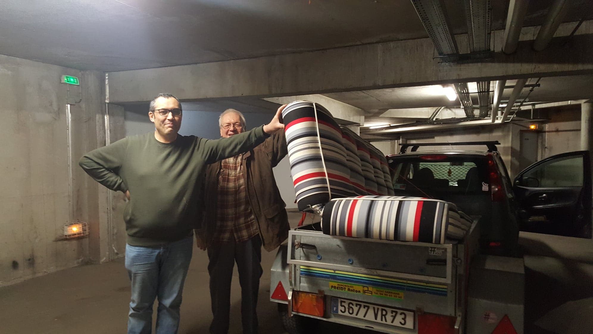 Installation d'une banquette au GEM